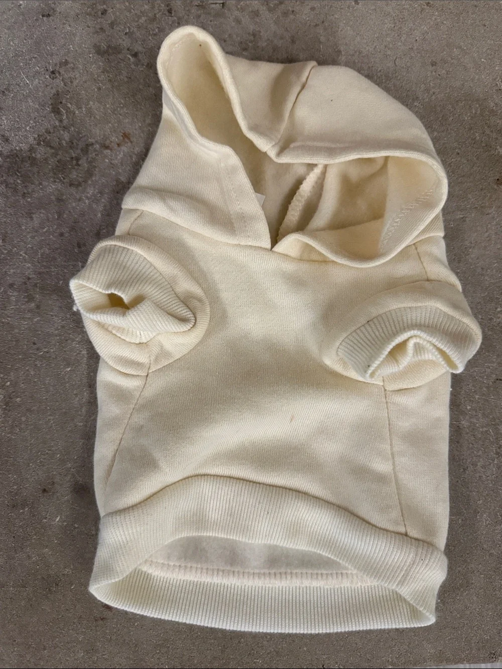 Cream Kids Hoodie with Graphic